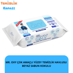  Mr. Oxy Yüzey Temizlik Havlusu Beyaz Sabun Kokulu