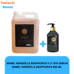 Mabel Marseille Bosphorus Parfümlü Sıvı Sabun Seti (5 Litre Bidon + 500 ml Dekoratif Şişe)