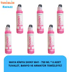 Maya Kimya Shiny M41 Tuvalet, Banyo ve Armatür Temizleyici 750 ml x 6 Adet
