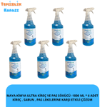 Maya Kimya Ultra Kireç ve Pas Sökücü 1000 ml x 6 Adet