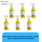 Maya Kimya Ultra Yağ Çözücü 1 L x 6 Adet – Zorlu Yağlar İçin Güçlü Temizlik
