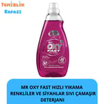 Mr. Oxy Fast Sıvı Çamaşır Deterjanı Renkliler & Siyahlar 37 Yıkama