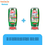 Mr. Oxy Maxima Bulaşık Deterjanı Avantaj Seti - 2 x 500 ml Limon Kokulu (Sık-Bırak Kapak)