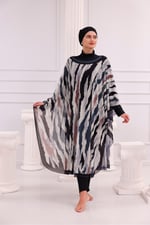 Kimono Pareo - Tesettür Pareo - Fethiye Model 240x135 Cm