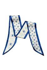 Kırmızı Leopar Şeritli Fular Bandana Estascarf 7,5x100cm