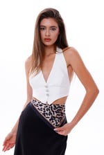 Leopar Desenli Fular Estascarf