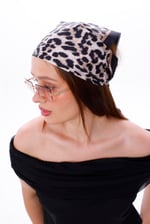 Leopar Desenli Fular Estascarf