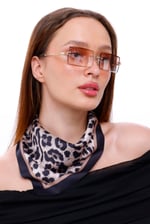 Leopar Desenli Fular Estascarf