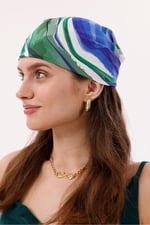 Pembe Kalp Fular Bandana Estascarf 48x48 Cm