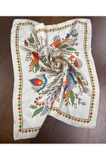Pembe Kalp Fular Bandana Estascarf 48x48 Cm