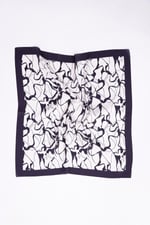 Pembe Kalp Fular Bandana Estascarf 48x48 Cm