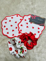 Sevgililer Günü Özel Love Fular Toka Bandana Hediye Seti