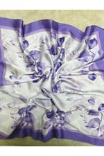 Sevgililer Günü Özel Mor Fular Toka Bandana Hediye Seti