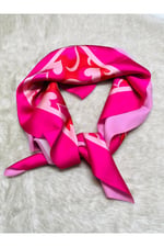 Sevgililer Günü Özel Mor Fular Toka Bandana Hediye Seti