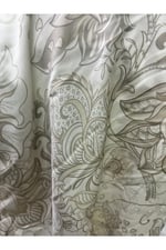 Vintage / Cupra Saten Aksesuar Şal Atkı Estascraf 180x70cm