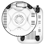 GazellaFirmini SPR/MN 2003 FD Askıda Ütüleme Robotu – Döner Başlıklı, 1 Litre Buhar KazanlıSPR/MN 2003 FDGazella SM BM 2075 TM Bitsy Mini – 7,5 LT Buhar Kazanlı, İki Fırçalı Sehpalı Askıda Ütüleme Robotu