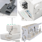 Janome 2000CPX Coverpro Ev Tipi Reçme Dikiş Makinesi