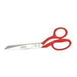 Merze Kırmızı Saplı Yatık Regula Makası No:8 (20,32 cm) | Merze D-110 | Kumaş Kesim Makası
