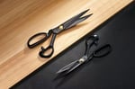 Pin-1084 Siyah Saplı Somunlu Kumaş Kesim Makası – 8″ (21 cm) | Profesyonel Kesim