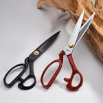 Pin-1104 Solak Siyah Saplı Somunlu Kumaş Kesim Makası – 10″ (26 cm) | PIN-LEFT-10