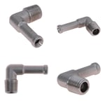 Silter SY HN 1490 Hortum Nipeli 1/4 – 90° Pirinç Krom Nikel Kaplama
