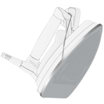 Silter SY PC 200 PTFE Alüminyum Taban Çarık