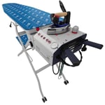 SilterSM/PSA 2102 ADHarmony SM/PSA 2102 AD Katlanabilir Kazanlı ve Fanlı Ütü Masası – 2 Lt Dar Tip, Amortisörlü Profesyonel Model