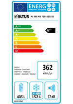 Altus AL 380 XIE 557 LT No-Frost Çift Kapılı Buzdolabı