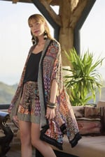 Arias Closet Etnik Desenli 3'lü Alt Üst Takım
