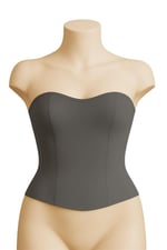 Arias Closet Gri MI Emay 9155 Terletici Korse Büstiyer
