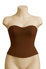 Arias Closet Kahverengi MI Emay 9155 Terletici Korse Büstiyer