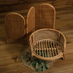 OWI WOVEN MINI DIVIDER – El Yapımı Rattan Mini Paravan (Aksesuar & Dekor)