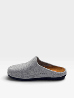 Doğal Keçeli Ortopedik Hakiki Deri Kışlık Ev Terliği Tokalı Mekval dikişli 9 Dokunuş
