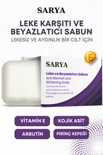 SARYA Kojik Asit Içerikli Leke Ve Beyazlatıcı Sabun 100 gr (Arbutin, Salisilik asit, Vitamin E)