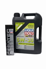 LIQUI MOLY Leichtlauf Performance 5W-30 5L Motor Yağı & LIQUI MOLY 7181 Cera Tec 300 ml Motor Yağı Katkısı - Motor Bakım Seti