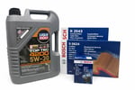 Liqui Moly Top Tec 4200 5W-30 5L Motor Yağı & Bosch P7157 Yağ Filtresi, S0624 Hava Filtresi, R2543 Polen Filtresi – Komple Motor Bakım Seti
