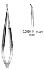 Gomel Mikro Makas Eğri 14cm