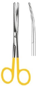 Grazil Operasyon Makası Künt/Künt Eğri 13.0cm TC