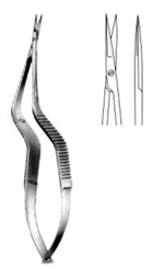 Jacobson Mikro Makas Düz Bayonet 22.5cm