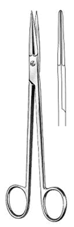 McINDOE Preperasyon Makası Düz 19cm