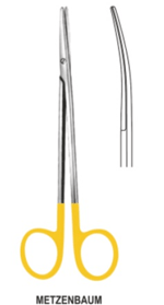 Metzenbaum Makas Eğri 15cm TC