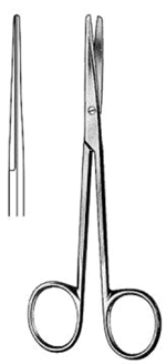 Metzenbaum Makas Künt/Künt Düz 14.5cm