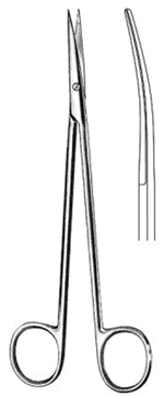 Metzenbaum Nelson Makas Keskin/Keskin Eğri 30cm