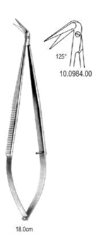 Mikro Makas 125ø açılı 18cm