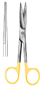 Operasyon Makası Keskin/Keskin Düz 16.5cm TC