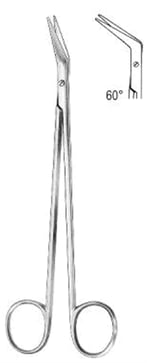 POTTS-SMITH Vasküler Makas 60ø, 19cm