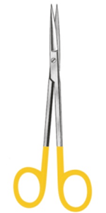 SANVENERO Makas Eğri 14cm TC