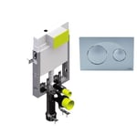 Serel Gömme Rezervuar Smooth 8,5cm + Mat Buton