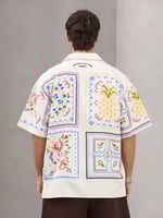 ANANAS BASKILI OVERSİZE GÖMLEK