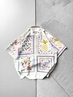 ANANAS BASKILI OVERSİZE GÖMLEK